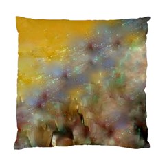 Abstract: Candle And Nail Polish Standard Cushion Case (one Side) by okhismakingart