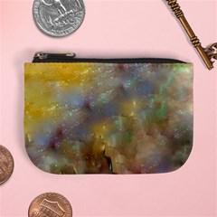 Abstract: Candle And Nail Polish Mini Coin Purse by okhismakingart