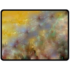 Abstract: Candle And Nail Polish Fleece Blanket (large)  by okhismakingart