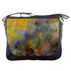 Abstract: Candle And Nail Polish Messenger Bag by okhismakingart