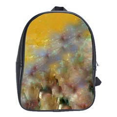 Abstract: Candle And Nail Polish School Bag (xl) by okhismakingart