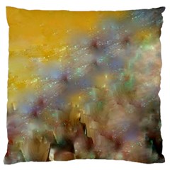 Abstract: Candle And Nail Polish Standard Flano Cushion Case (two Sides) by okhismakingart