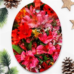 Lovely Lilies  Ornament (oval)