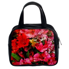 Lovely Lilies  Classic Handbag (two Sides)