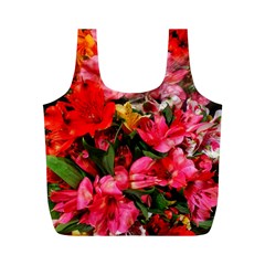 Lovely Lilies  Full Print Recycle Bag (m) by okhismakingart