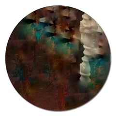 Abstract: Hallway Magnet 5  (round) by okhismakingart