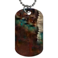 Abstract: Hallway Dog Tag (one Side) by okhismakingart