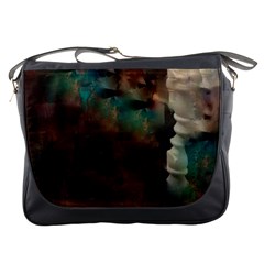 Abstract: Hallway Messenger Bag by okhismakingart