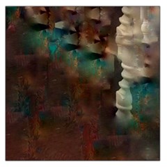 Abstract: Hallway Large Satin Scarf (square) by okhismakingart