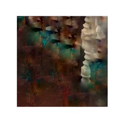 Abstract: Hallway Small Satin Scarf (square) by okhismakingart