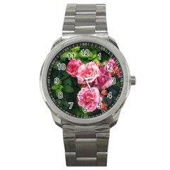 Summer Roses Sport Metal Watch