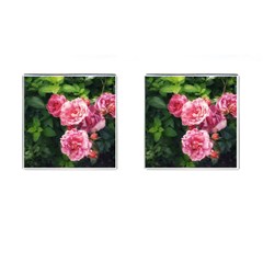 Summer Roses Cufflinks (square) by okhismakingart