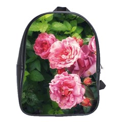 Summer Roses School Bag (large) by okhismakingart