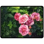 Summer Roses Double Sided Fleece Blanket (Large)  80 x60  Blanket Front