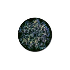 Queen Annes Lace in Blue and Yellow Golf Ball Marker (4 pack)