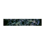 Queen Annes Lace in Blue and Yellow Flano Scarf (Mini) Front