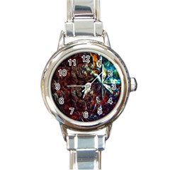 Chamber Of Reflection Round Italian Charm Watch by okhismakingart