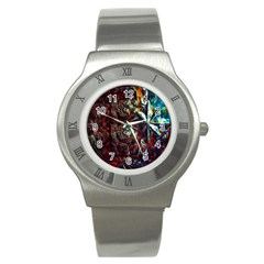 Chamber Of Reflection Stainless Steel Watch by okhismakingart