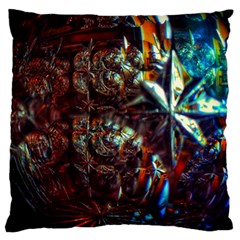 Chamber Of Reflection Large Flano Cushion Case (one Side) by okhismakingart