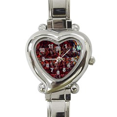 Crystal Star  Heart Italian Charm Watch by okhismakingart