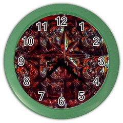 Crystal Star  Color Wall Clock