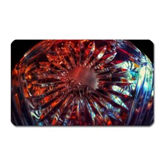 Crystal Daisy Magnet (rectangular) by okhismakingart