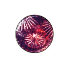 Faded Crystal Flower Hat Clip Ball Marker (4 Pack) by okhismakingart