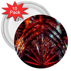 Double Crystal Daisy 3  Buttons (10 Pack)  by okhismakingart