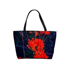 Neon Orange Butterfly Weed Classic Shoulder Handbag by okhismakingart