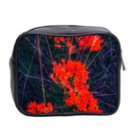 Neon Orange Butterfly Weed Mini Toiletries Bag (Two Sides) Back