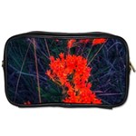 Neon Orange Butterfly Weed Toiletries Bag (Two Sides) Front