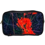 Neon Orange Butterfly Weed Toiletries Bag (Two Sides) Back