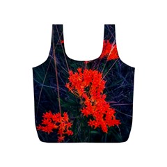 Neon Orange Butterfly Weed Full Print Recycle Bag (s) by okhismakingart