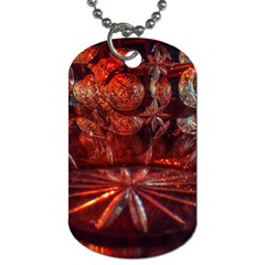 Glass Geometries  Dog Tag (one Side) by okhismakingart