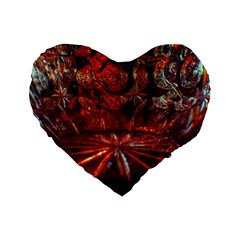 Glass Geometries  Standard 16  Premium Heart Shape Cushions by okhismakingart