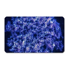 Queen Annes Lace In Blue Magnet (rectangular) by okhismakingart