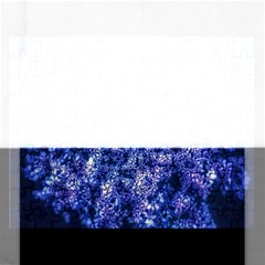 Queen Annes Lace In Blue Rectangular Jigsaw Puzzl by okhismakingart