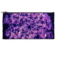 Queen Annes Lace In Purple And White Pencil Cases by okhismakingart