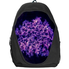 Queen Annes Lace In Purple And White Backpack Bag by okhismakingart