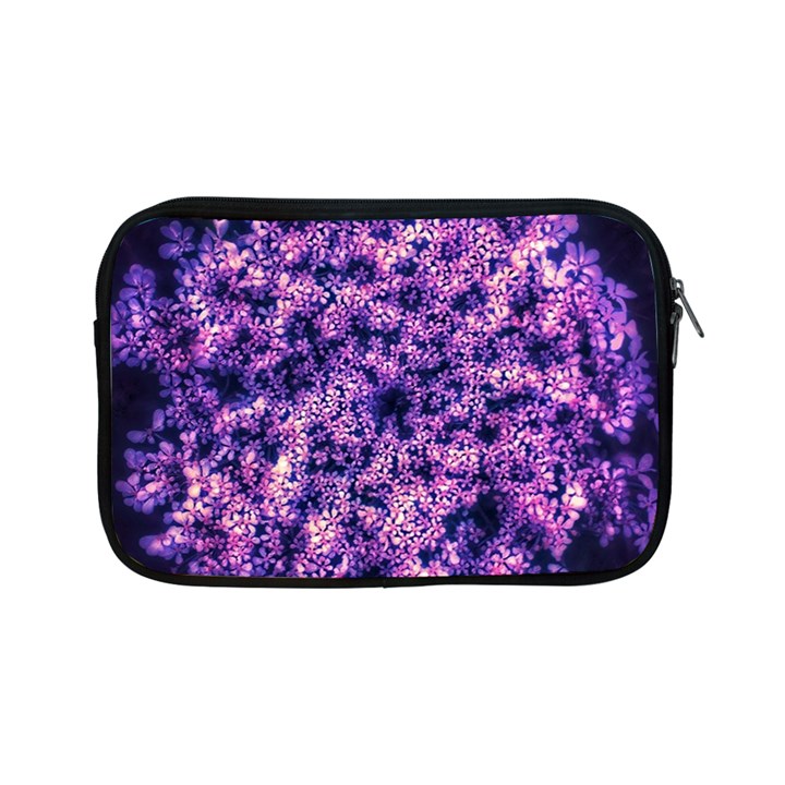 Queen Annes Lace in Purple and White Apple iPad Mini Zipper Cases