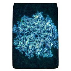 Queen Annes Lace In Neon Blue Removable Flap Cover (l) by okhismakingart