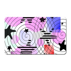 Stars And Spirals Magnet (rectangular) by okhismakingart