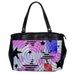 Stars And Spirals Oversize Office Handbag by okhismakingart