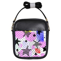 Stars And Spirals Girls Sling Bag by okhismakingart