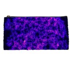 Queen Annes Lace in Blue and Purple Pencil Cases Front