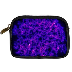 Queen Annes Lace In Blue And Purple Digital Camera Leather Case by okhismakingart