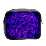 Queen Annes Lace in Blue and Purple Mini Toiletries Bag (Two Sides) Back