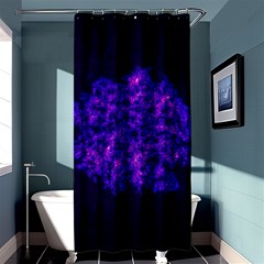 Queen Annes Lace In Blue And Purple Shower Curtain 36  X 72  (stall)  by okhismakingart