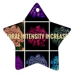 Floral Intensity Increases  Ornament (star) by okhismakingart