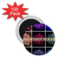 Floral Intensity Increases  1 75  Magnets (100 Pack)  by okhismakingart